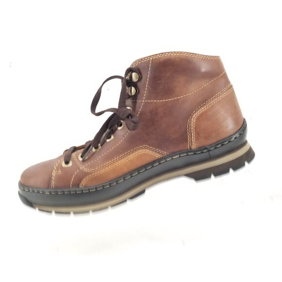 Timberland Euro Hiker Leather Boots Brown Black Leather  Men's 11 - Picture 4 of 10